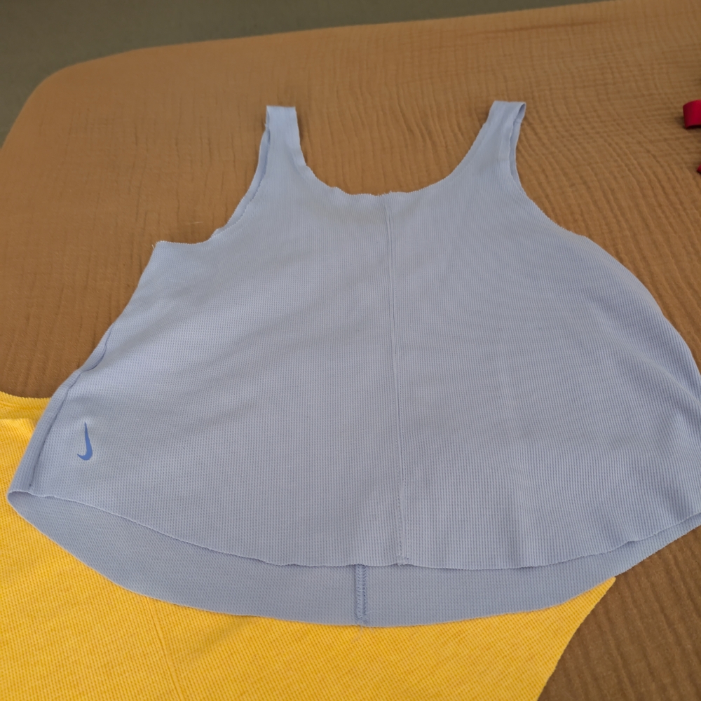 Nike  1 Yellow and 1 Violet Dri Fit Waffle Tank Tops Brand New 2 For1